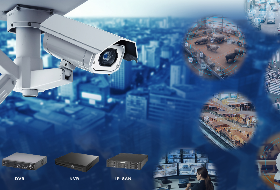 Baiwei's efficient, stable and highly reliable storage enables security monitoring.